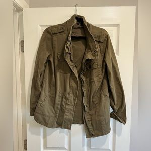 Green cargo jacket